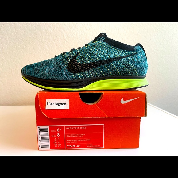 Nike Shoes - Blue Lagoon Nike Flyknit Racers